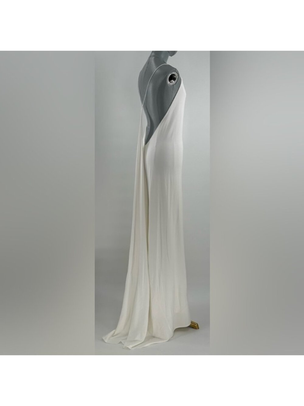 🆕 RAT & BOA 🧿 NWOT Amora Back Draped Jersey Dress, White - Sz XS - Picture 8 of 14